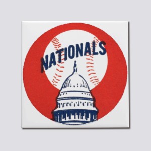 1961 Washington Senators Artwork: Coaster