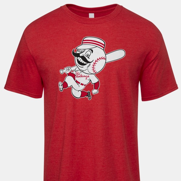 Cincinnati Baseball - Vintage Mascot Champions | Cincinnati Baseball | Cincy Shirts Unisex T-Shirt / Heather Red / L