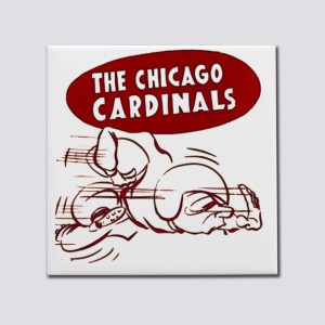 1958 Chicago Cardinals Artwork: Coaster