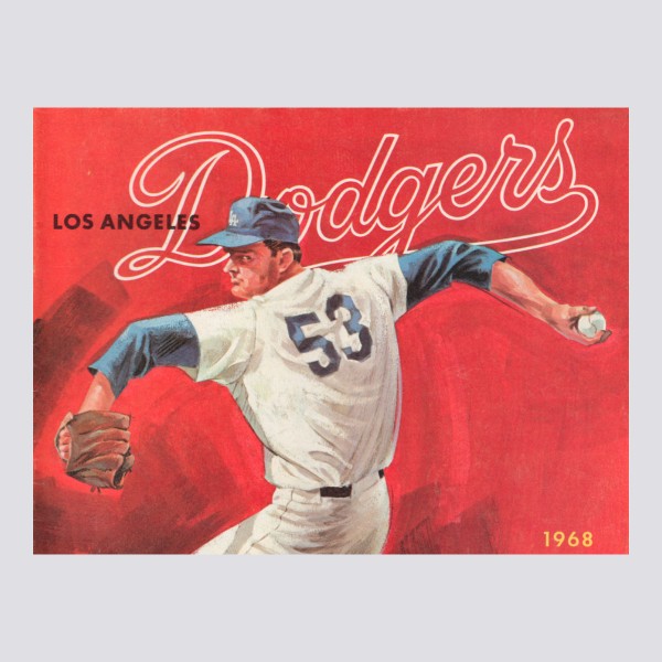 1962 Los Angeles Dodgers Artwork: Coaster