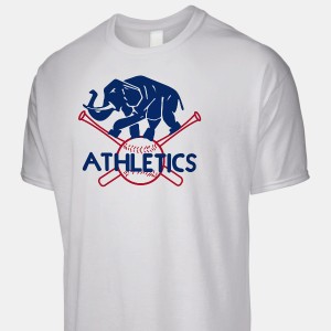 Vintage Retro Philadelphia Baseball Elephant Men's Jersey Tee | Phillies Athletics Inspired | phillygoat M