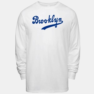 1945 Brooklyn Dodgers Artwork: ICONIC® Men's Long-⁠Sleeve T-⁠Shirt