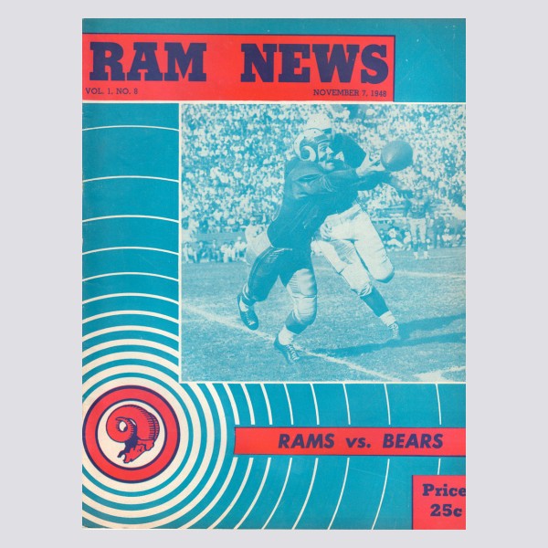 1958 Los Angeles Rams Artwork: Men's Premium Blend Ring-Spun T-Shirt