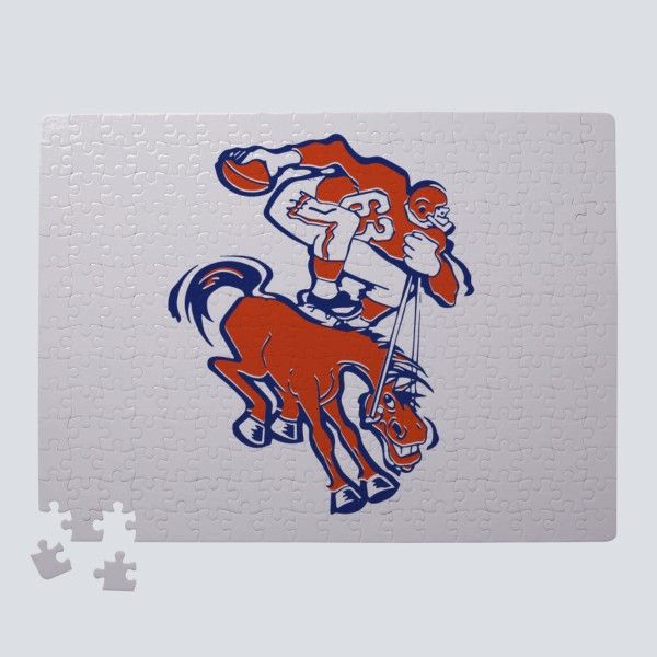 1963 Denver Broncos Artwork: Puzzle