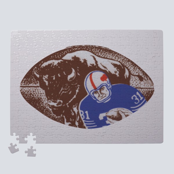 1968 Buffalo Bills Ticket Art Jigsaw Puzzle