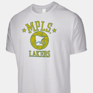 Minneapolis Lakers Vintage Apparel & Jerseys