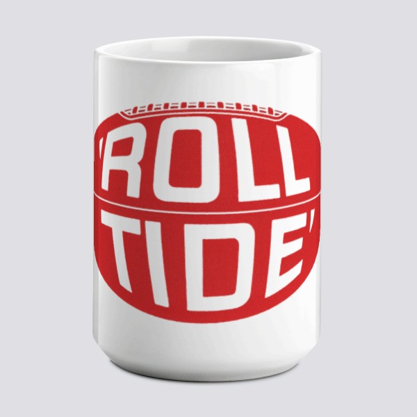 Alabama Crimson Tide Circle Coffee Mug