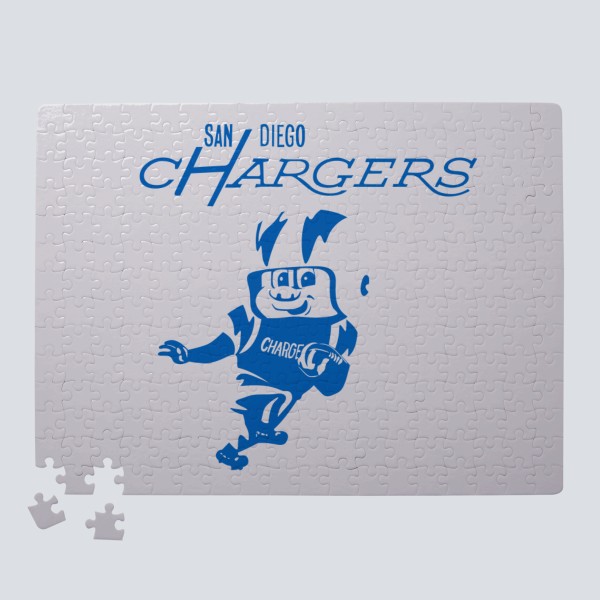 1967 San Diego Chargers Artwork: Snow Heather Raglan Crew