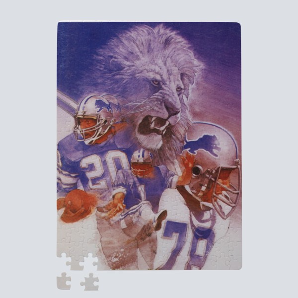 1982 Detroit Lions Artwork: Puzzle