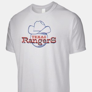 1982 Texas Rangers Artwork: Men's Premium Blend Ring-Spun T-Shirt