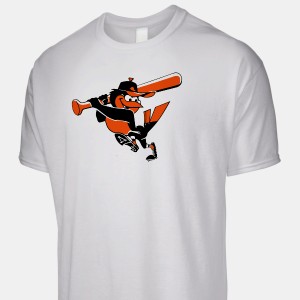 Baltimore Orioles Vintage Style T-shirt black Logo Men and -  Israel