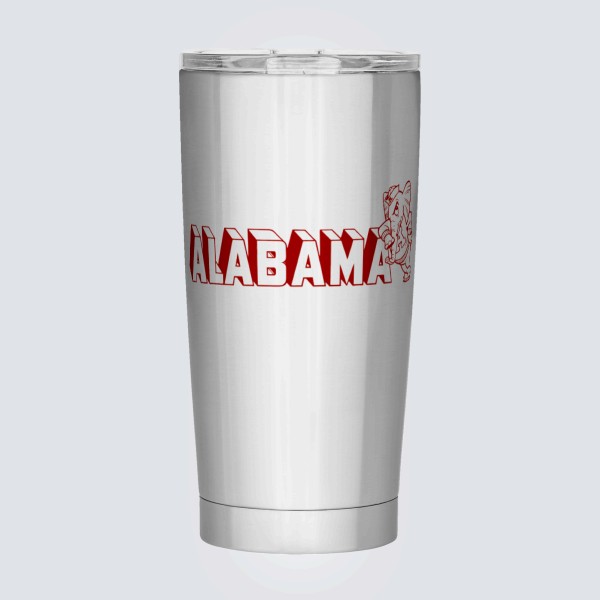 Stainless Steel Tumbler, 20oz, University of Alabama