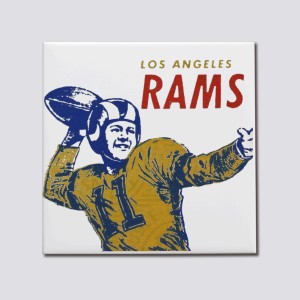 1947 Vintage Philadelphia Eagles Los Angeles Rams Football 