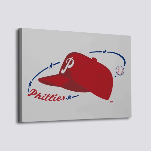 1950 Philadelphia Phillies Artwork: Unisex Varsity Color-⁠Block