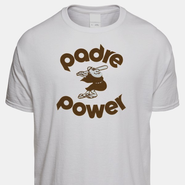 1972 San Diego Padres Artwork: Men's Dri-Power T-shirt
