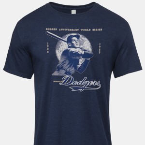 Brooklyn Dodgers Mens T-Shirt New Era 1955 Logo History – THE 4TH QUARTER