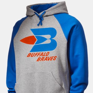 Vintage Buffalo Braves Hoodie Size XL - ShopperBoard