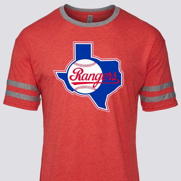Texas Rangers MLB Men's V-Neck Dri Fit Pullover Jersey Shirt SMALL