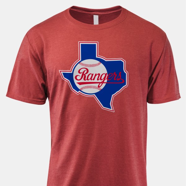 1984 Texas Rangers Men's Premium Blend Ring-Spun T-Shirt by Vintage Brand