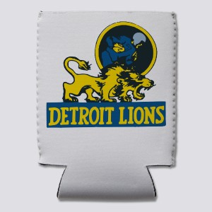 Detroit Lions Crest Logo Can Cooler Koozie