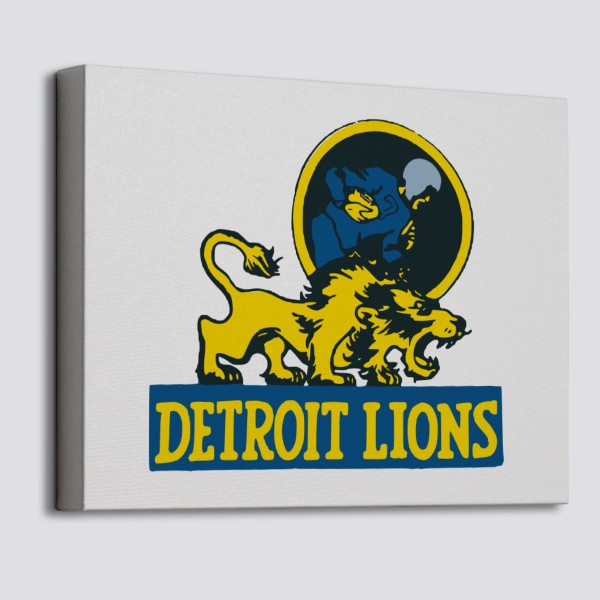 1952 Detroit Lions Artwork: Men's Tri-Blend T-Shirt