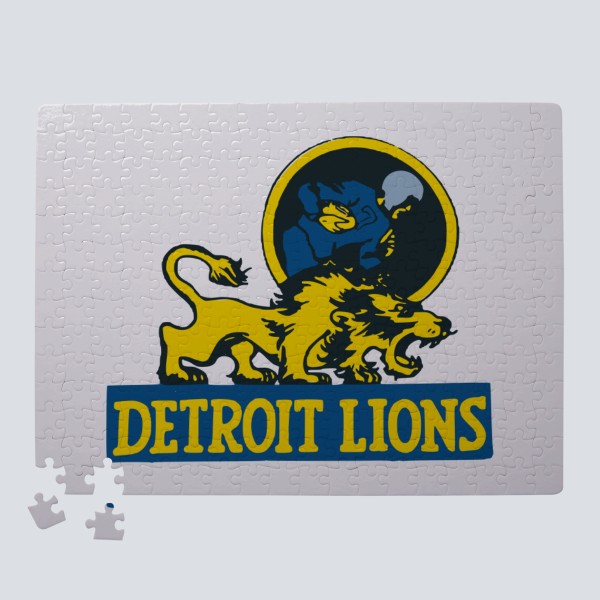 1952 Detroit Lions Artwork: Puzzle