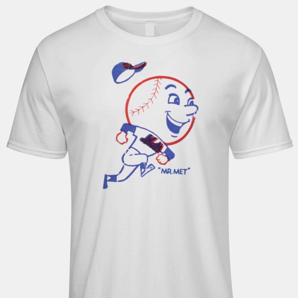 1973 New York Mets Artwork: ICONIC® Men's 100% Cotton T-Shirt
