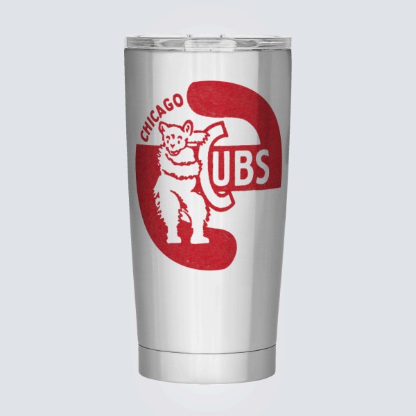 1932 Chicago Cubs Artwork: 12 oz Stainless Steel Wine Tumbler