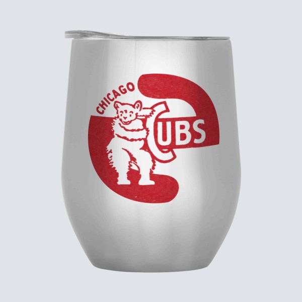 1932 Chicago Cubs Artwork: 12 oz Stainless Steel Wine Tumbler