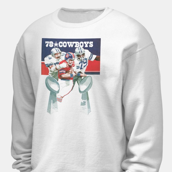 1978 Dallas Cowboys Artwork: Unisex NuBlend® Crew Sweatshirt