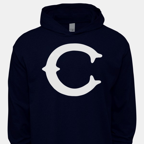 1907 Chicago Cubs Men's Cotton Jersey Hooded Long Sleeve T-Shirt by Vintage Brand