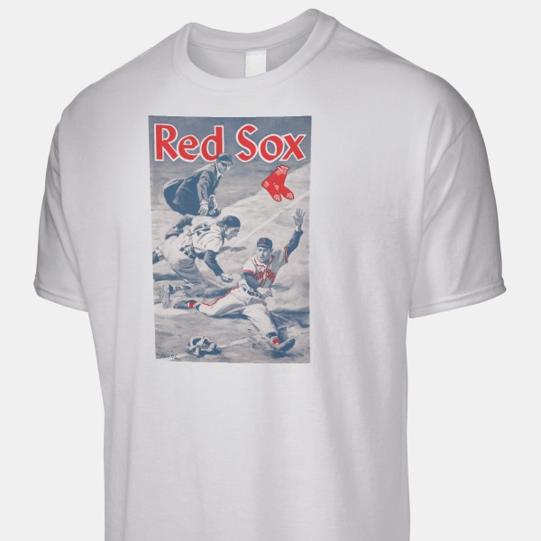 Boston Red Sox MLB 2004 World Series Champions Socks Logo Vintage Shirt  (XXL)