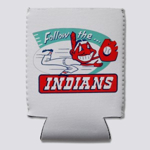 Caucasians Cleveland Indians Chief Wahoo Funny Can Koozie Wrap