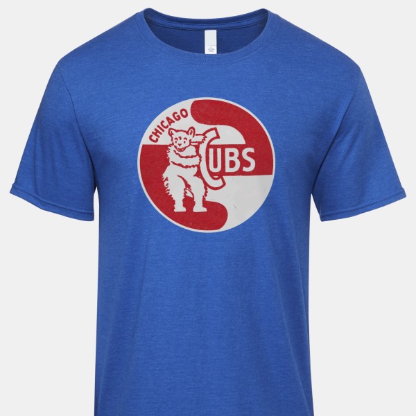 1933 Chicago Cubs Artwork: ICONIC® Men's 60/40 Blend T-Shirt