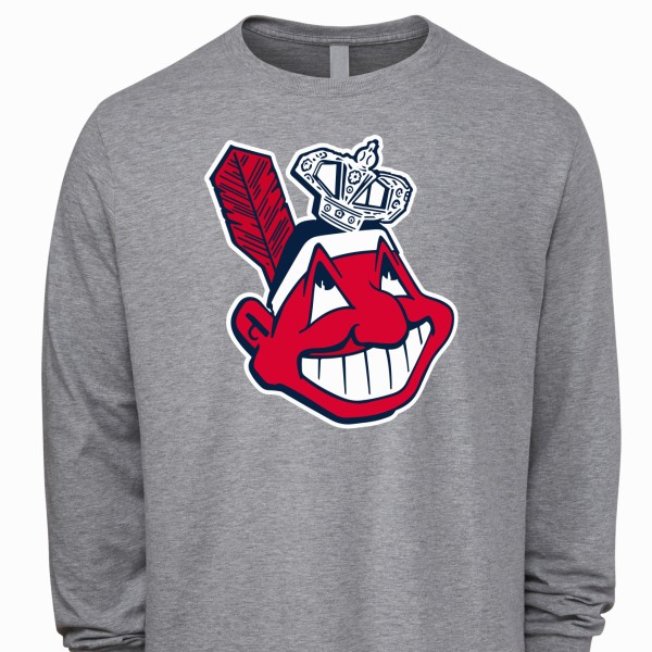 Cleveland Indians Chief Wahoo Vintage MLB Crewneck Sweatshirt