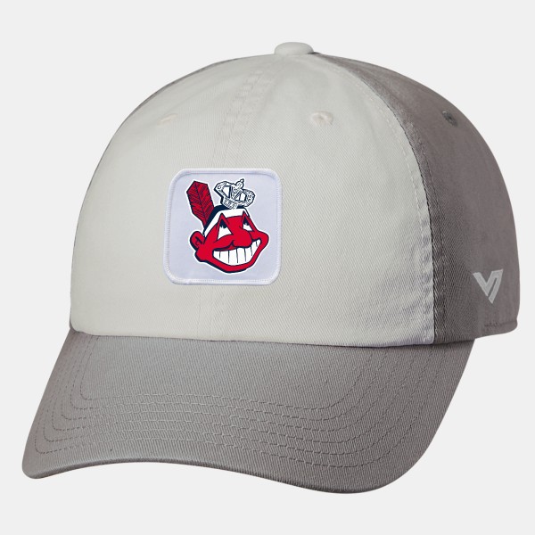 1948 Cleveland Indians Color Block 100% Cotton Square Patch Hat by Vintage Brand
