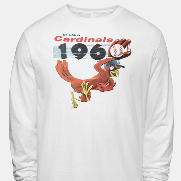1960 St. Louis Cardinals Artwork: ICONIC® Men's Long-⁠Sleeve T-⁠Shirt