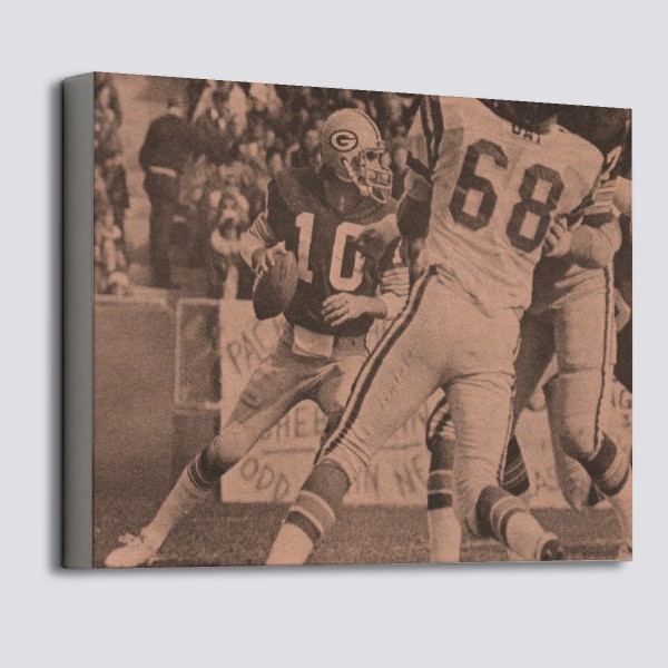 1976 Green Bay Packers Artwork: Canvas