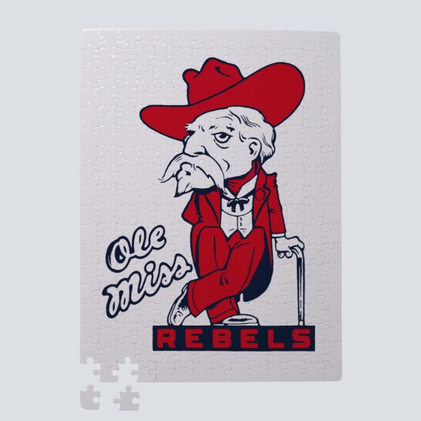 Ole Miss Rebels-Red White Blue Rebs-College Wall Art - Rebel Wall Art