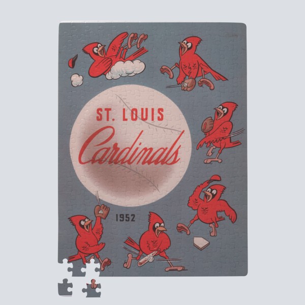 1952 Vintage St. Louis Cardinals Baseball Program Canvas 