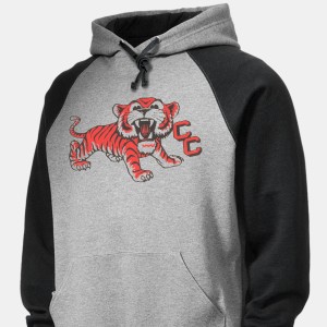 Vintage Style High School Hoodie - Tigers/Wildcats Logo