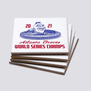 2021 Braves World Series Championship Coasters