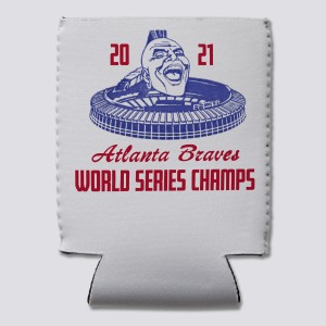 Braves World Series Champ Coozie Can Cooler