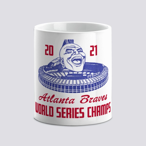 Atlanta Braves MLB 2021 World Series Champions Womens V-Neck Raglan Sh