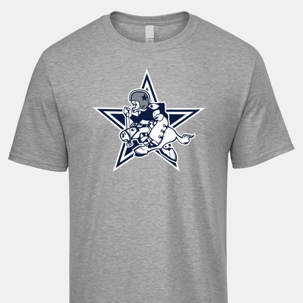 1965 Dallas Cowboys Iconic Men's 100% Cotton T-Shirt by Vintage Brand