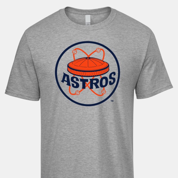 1975 Houston Astros Iconic Men's 100% Cotton T-Shirt by Vintage Brand