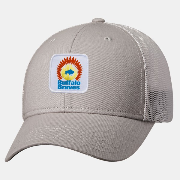 1971 Buffalo Braves Artwork: Relaxed Mesh FLEXCAP® Square Patch Hat